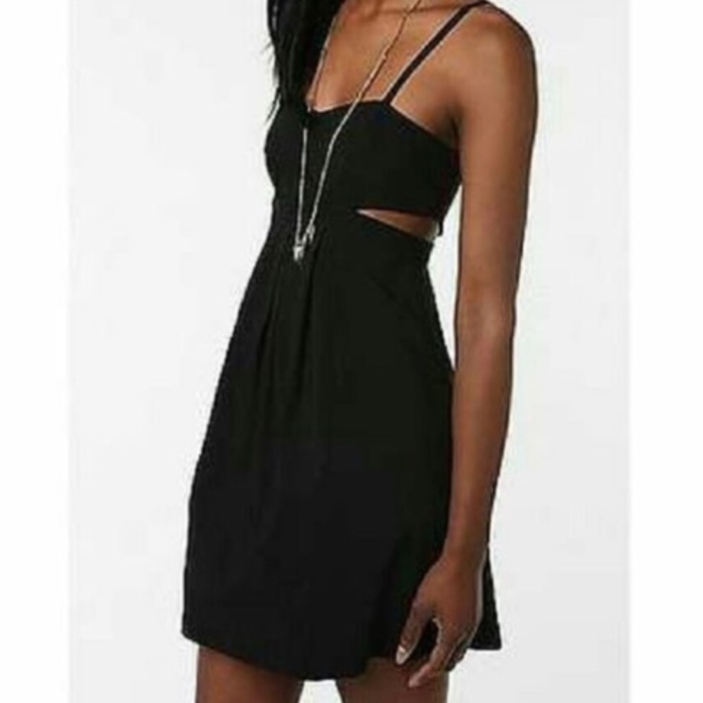 Sparkle & Fade Black Cut Out Dress Size Small